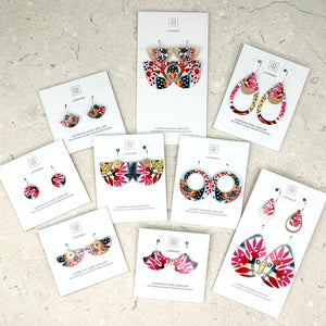 Miss Moresby Fiesta Small Circle Drop Earrings