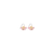Azeza Possum Ceremony Layered Small Moon Drop Earrings
