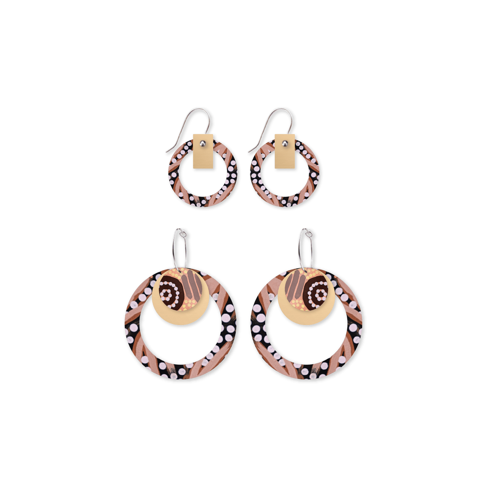 Azeza Possum Country Halo Pack Earrings