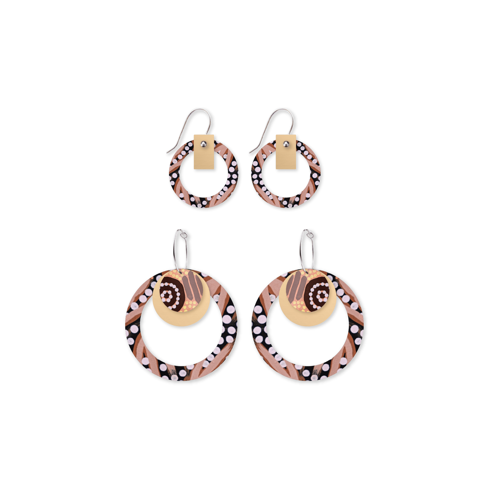 Azeza Possum Country Halo Pack Earrings