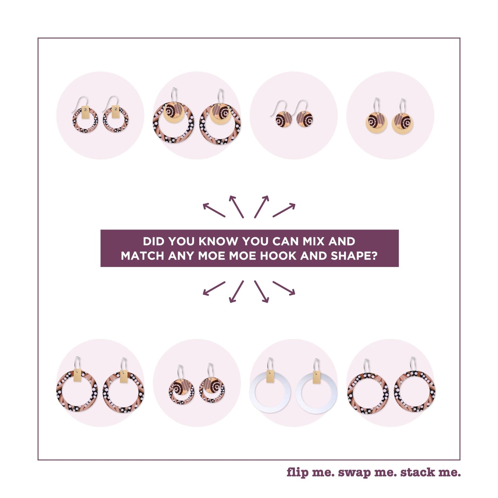 Azeza Possum Country Halo Pack Earrings