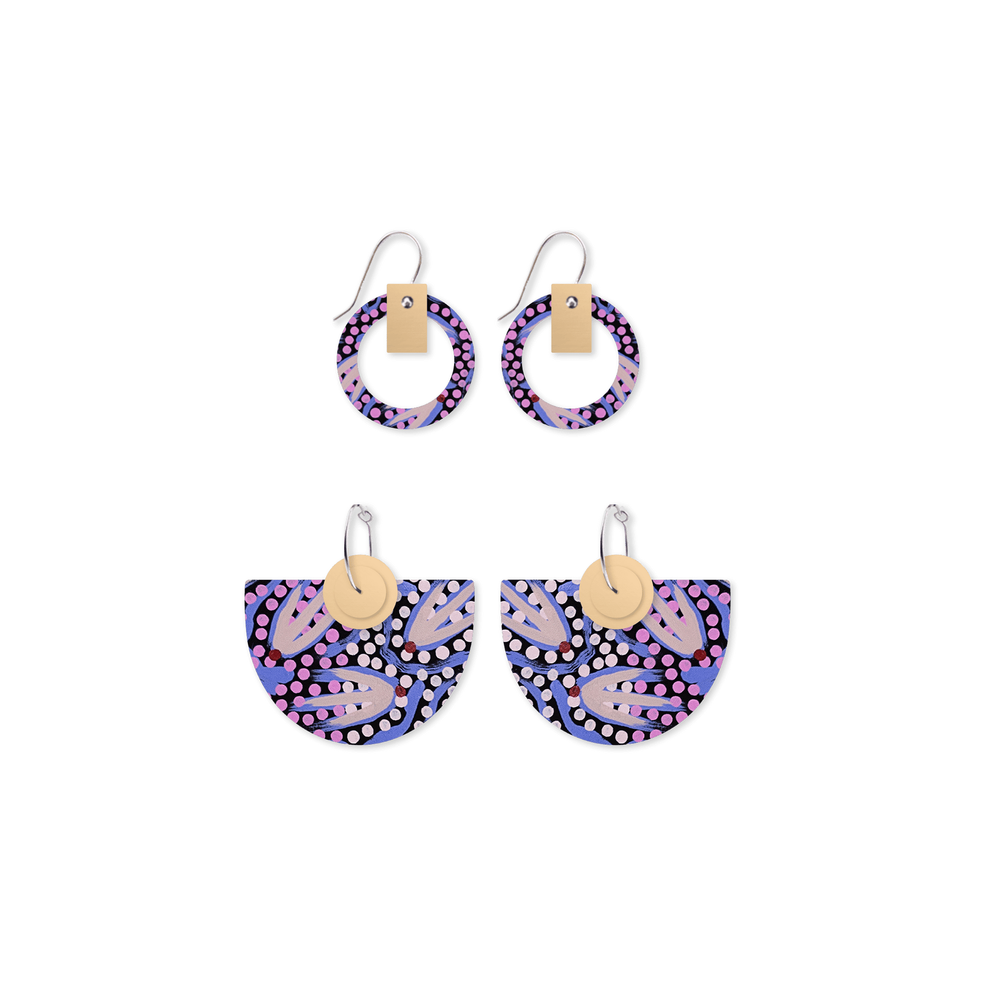 Azeza Possum Dreamtime Bell Halo Pack Earrings