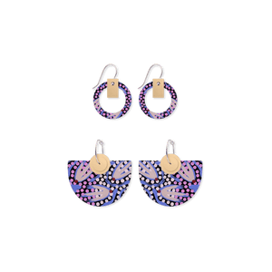 Azeza Possum Dreamtime Bell Halo Pack Earrings