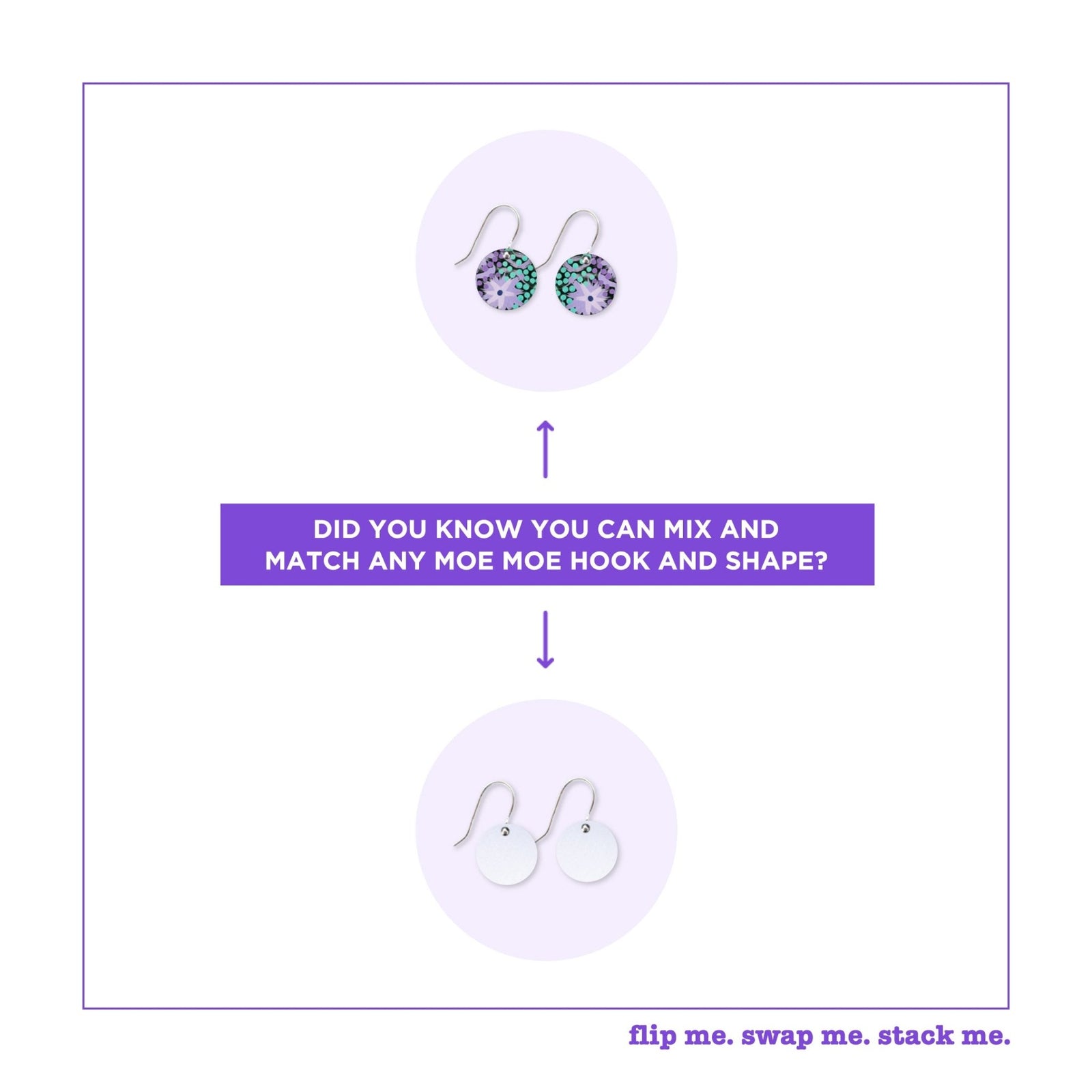 Azeza Possum Dreamtime Small Circle Drop Earrings