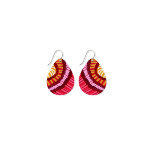 Kirsten Katz Blossom Iconic Tear Drop Earrings