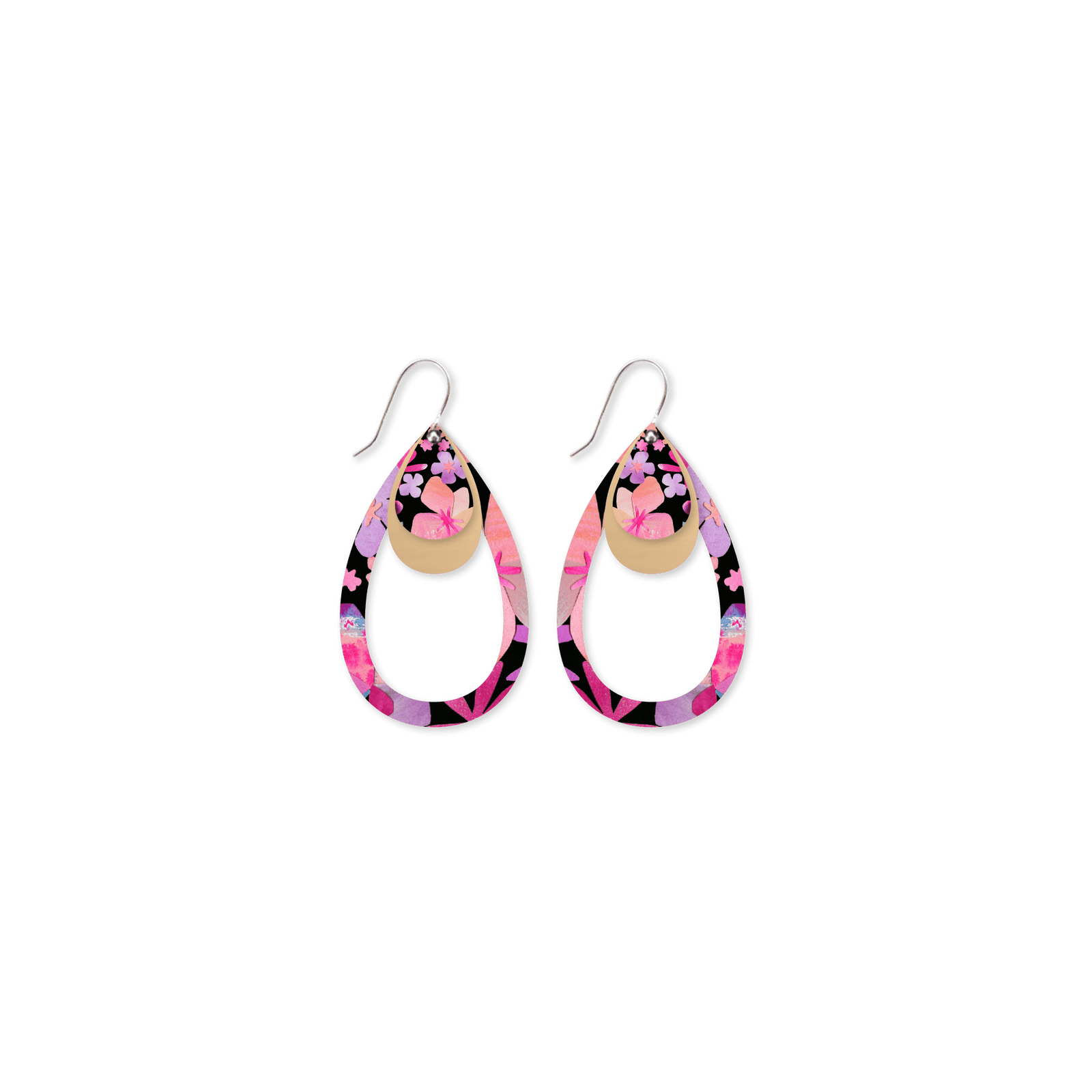 Laura Blythman Forever Fields Layered Outline Tear Drop