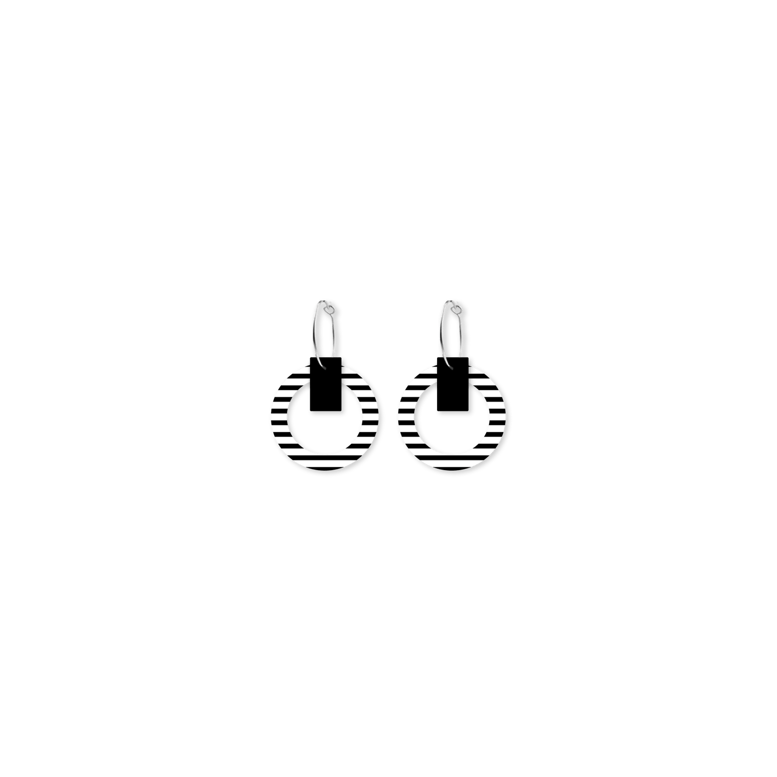 LUXE Ahoy Small Outline Circle Hoop Earring