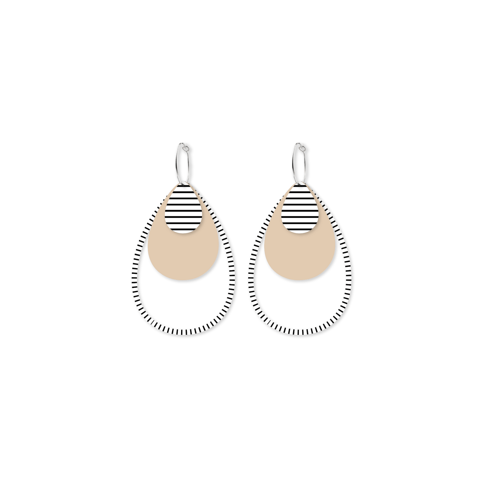 LUXE Fusion Bar Tears Stack Earring