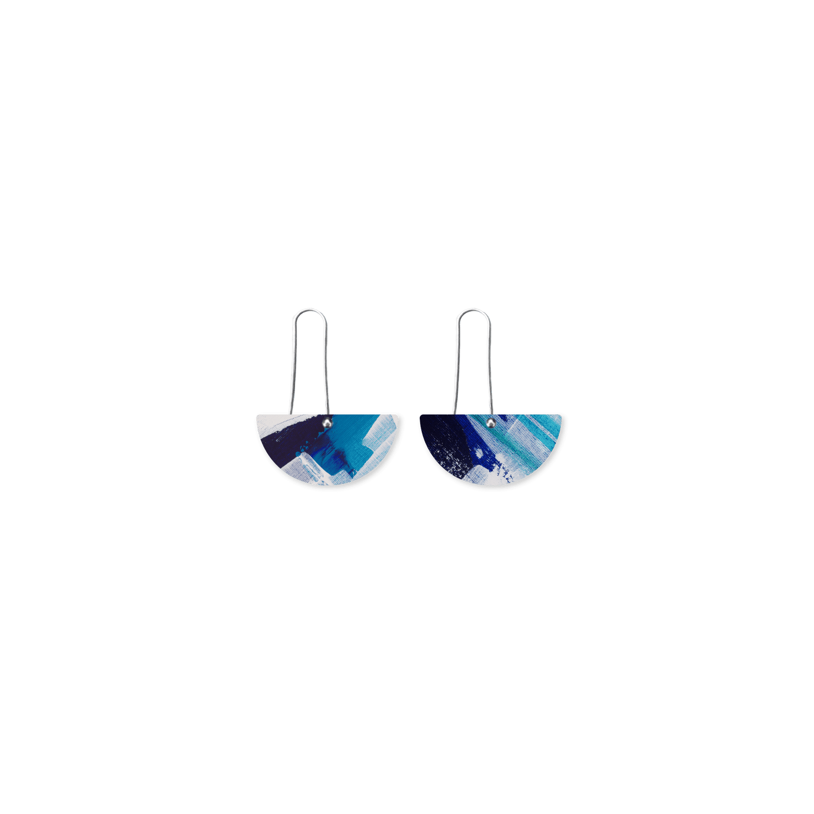 Maggi McDonald Enid Medium Moon Long Drop Earrings