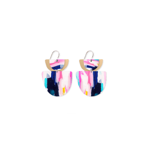 Maggi McDonald Pop Layered Double Bell Drop Earrings