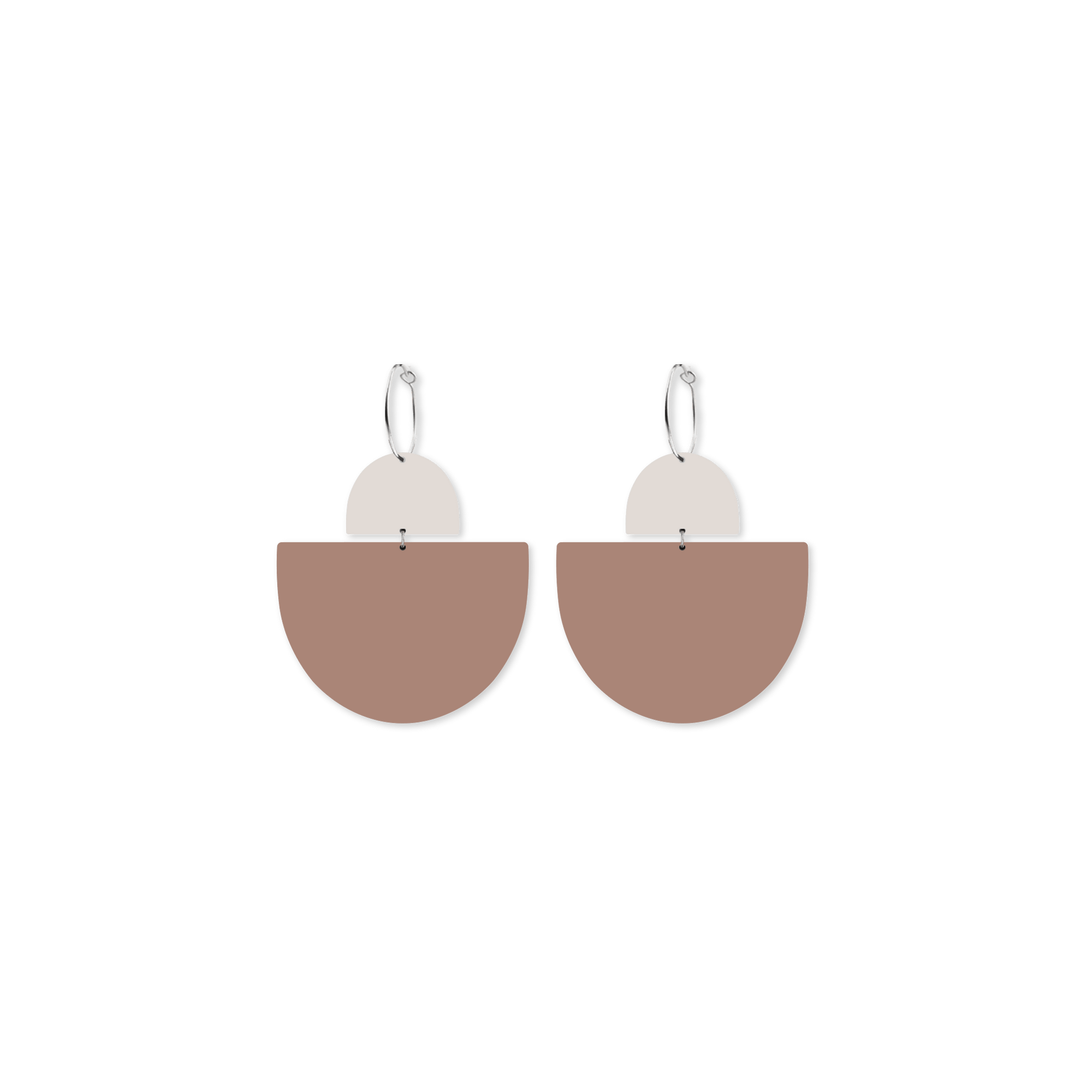 Earth&Stone Clay Sol Hoop Earrings