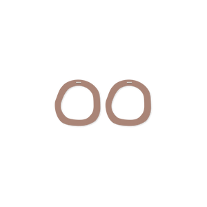 Earth&Stone Clay Organic Halo Stud Earrings