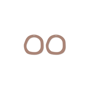 Earth&Stone Clay Organic Halo Stud Earrings