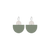 Earth&Stone Olive Sol Hoop Earrings