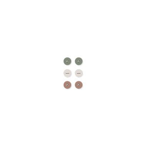 Earth&Stone Stone Circle Stud Pack Earrings