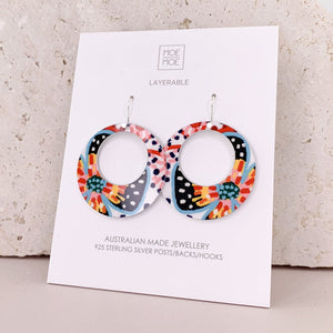 Miss Moresby Fiesta Retro Drop Earrings