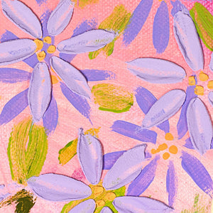 Kelsie Rose Floating Florals Circle Drop Earrings