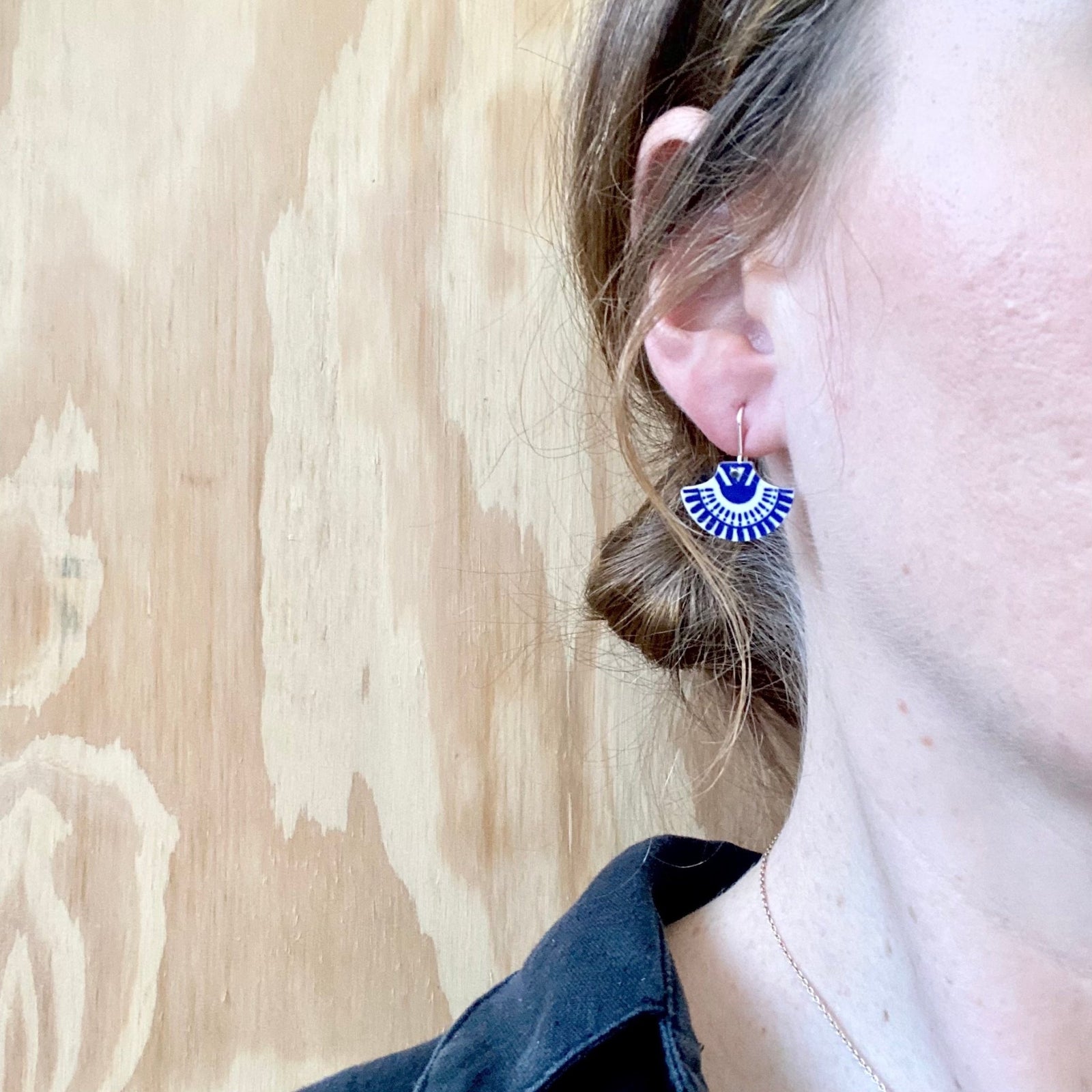 Grecian Mini Pagoda Drop Earrings