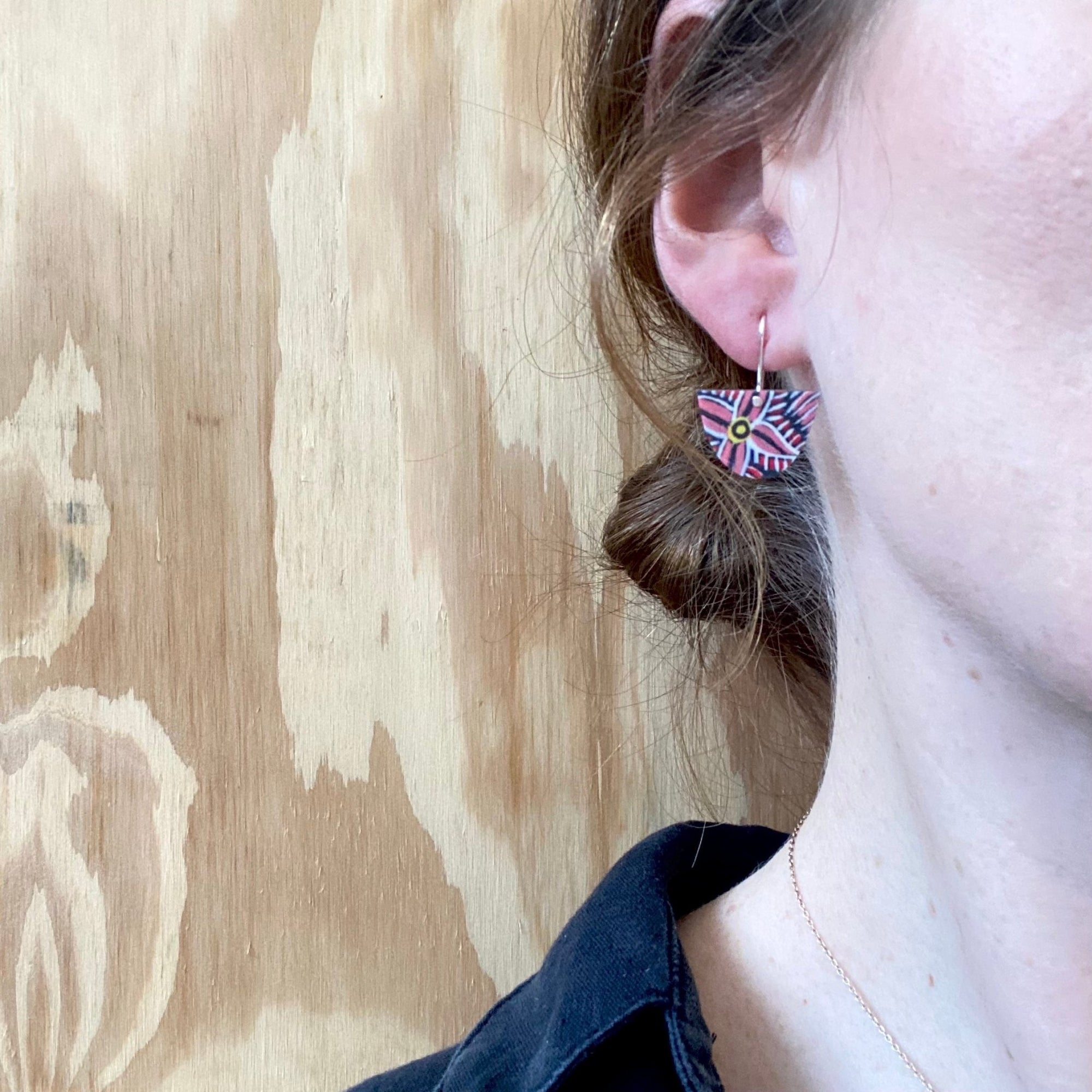 Josie Floral Small Bell Drop Earrings