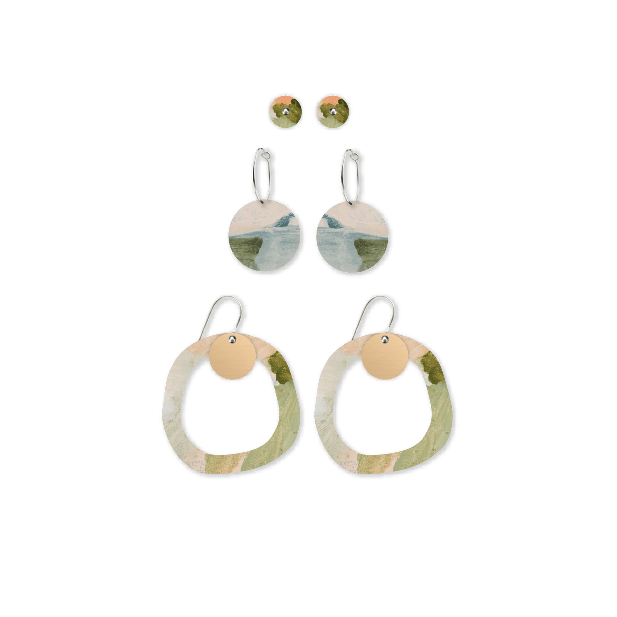 Kiasmin Circle Party Pack Earrings