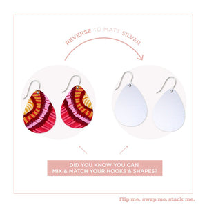 Kirsten Katz Blossom Iconic Tear Drop Earrings