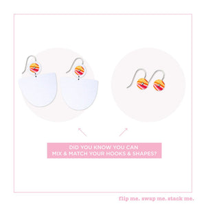 Kirsten Katz Flora Organic Bell Circles Drop Earrings