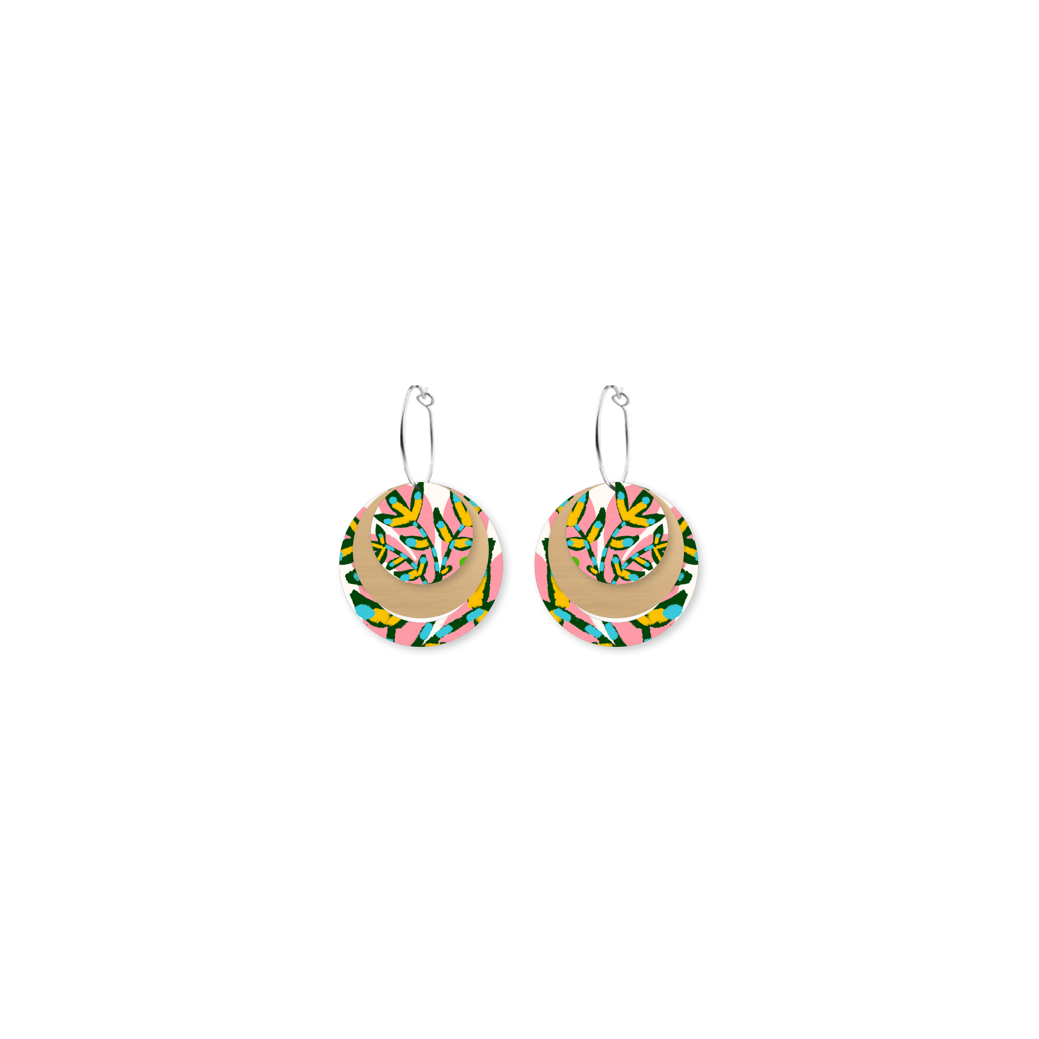 Earrings on sale circle design