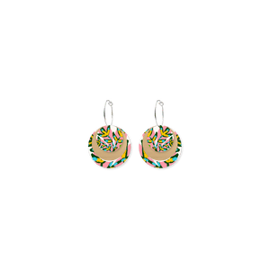 Miss Moresby Paradiso Three Circle Hoop Earrings