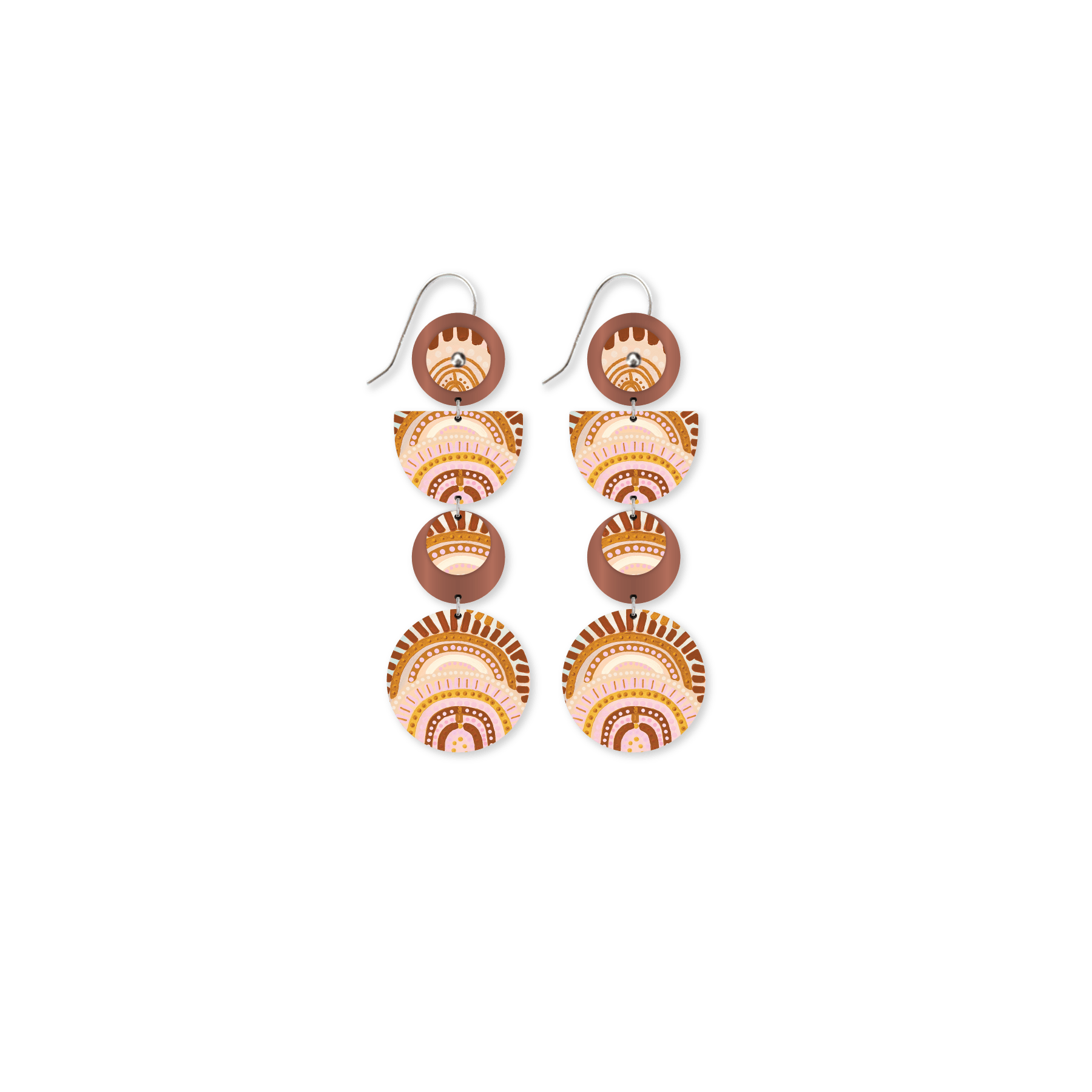 Natalie Jade Layered Quad Drop Earrings