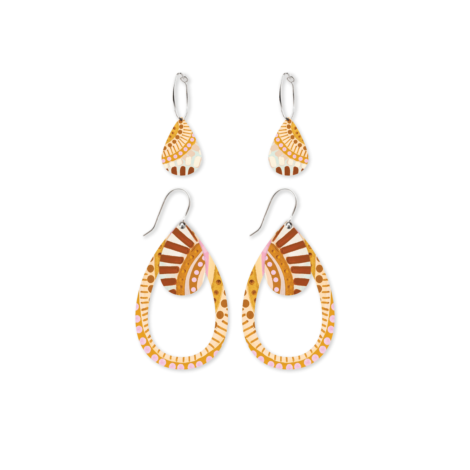 Natalie Jade Trinity Tear Pack Earrings