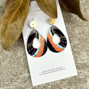 Murdie Morris Dreaming Small Avo Circle Drop Earrings