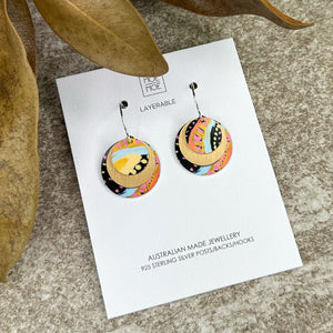 Murdie Morris Dreaming Three Circle Hoop Earrings