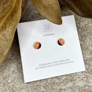 Murdie Morris Dreaming Mini Circle Stud Earrings