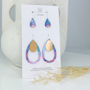 Murdie Morris Storytelling Trinity Tear Pack Earrings