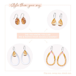 Natalie Jade Trinity Tear Pack Earrings