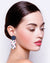 Tulip Bud Myriam Van Neste Asymmetrical Tab Stud Earrings