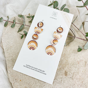 Natalie Jade Layered Quad Drop Earrings