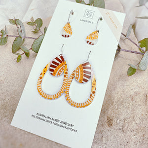 Natalie Jade Trinity Tear Pack Earrings