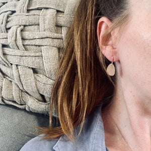 Gold Geo Drop Earrings