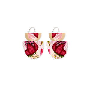 Kirsten Katz Banksia Layered Double Bell Drop Earrings