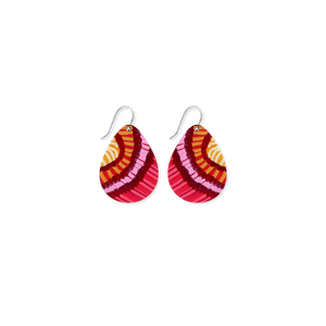 Kirsten Katz Blossom Iconic Tear Drop Earrings