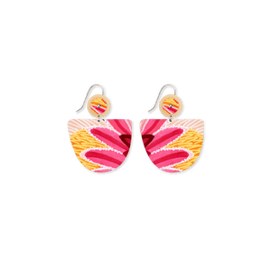 Kirsten Katz Flora Organic Bell Circles Drop Earrings