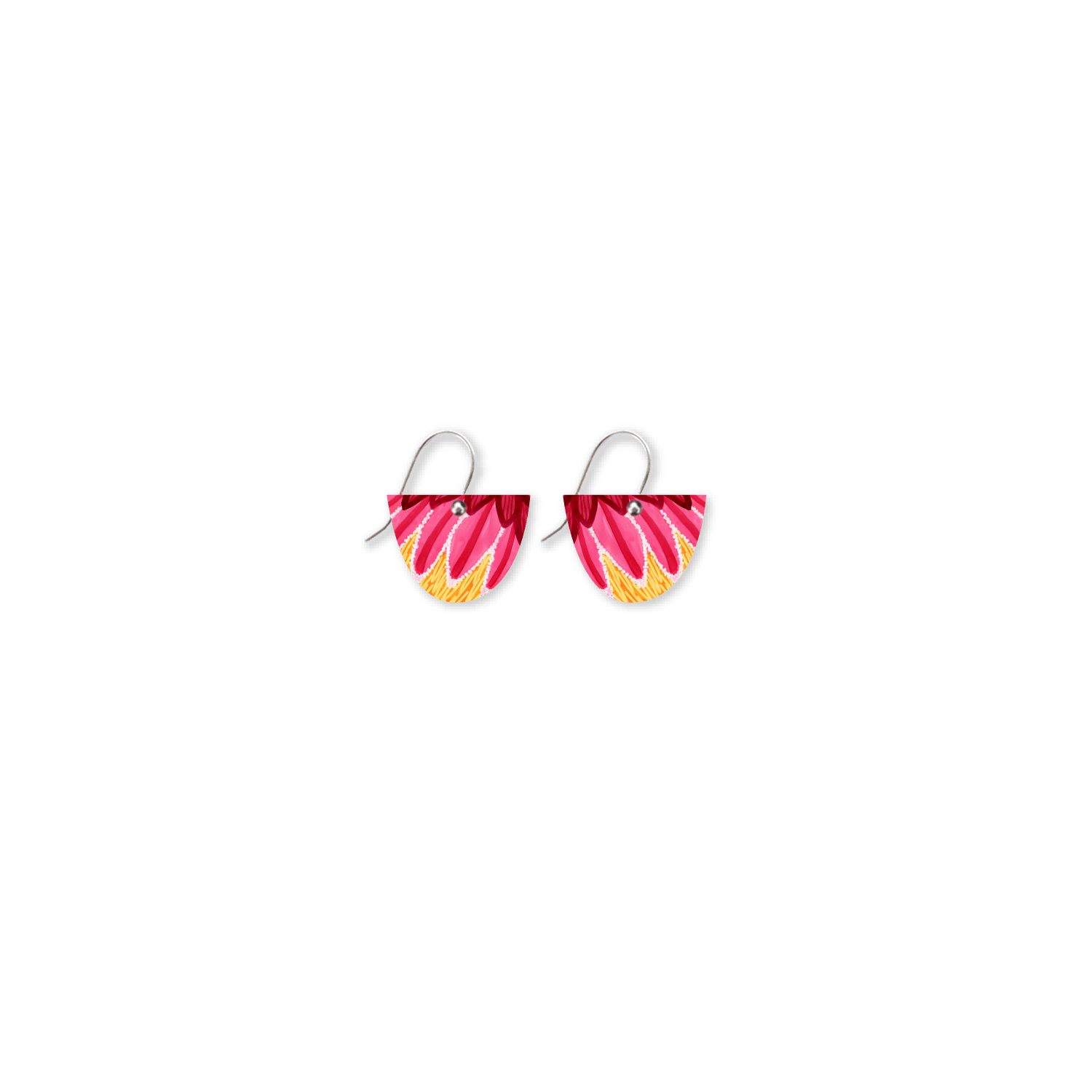 Kirsten Katz Flora Small Bell Drop Earrings