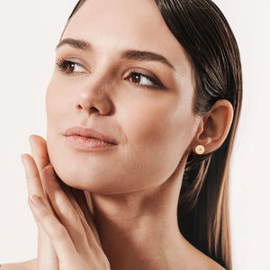 Natalie By Natalie Jade Layered Tria Circle Stud Earrings