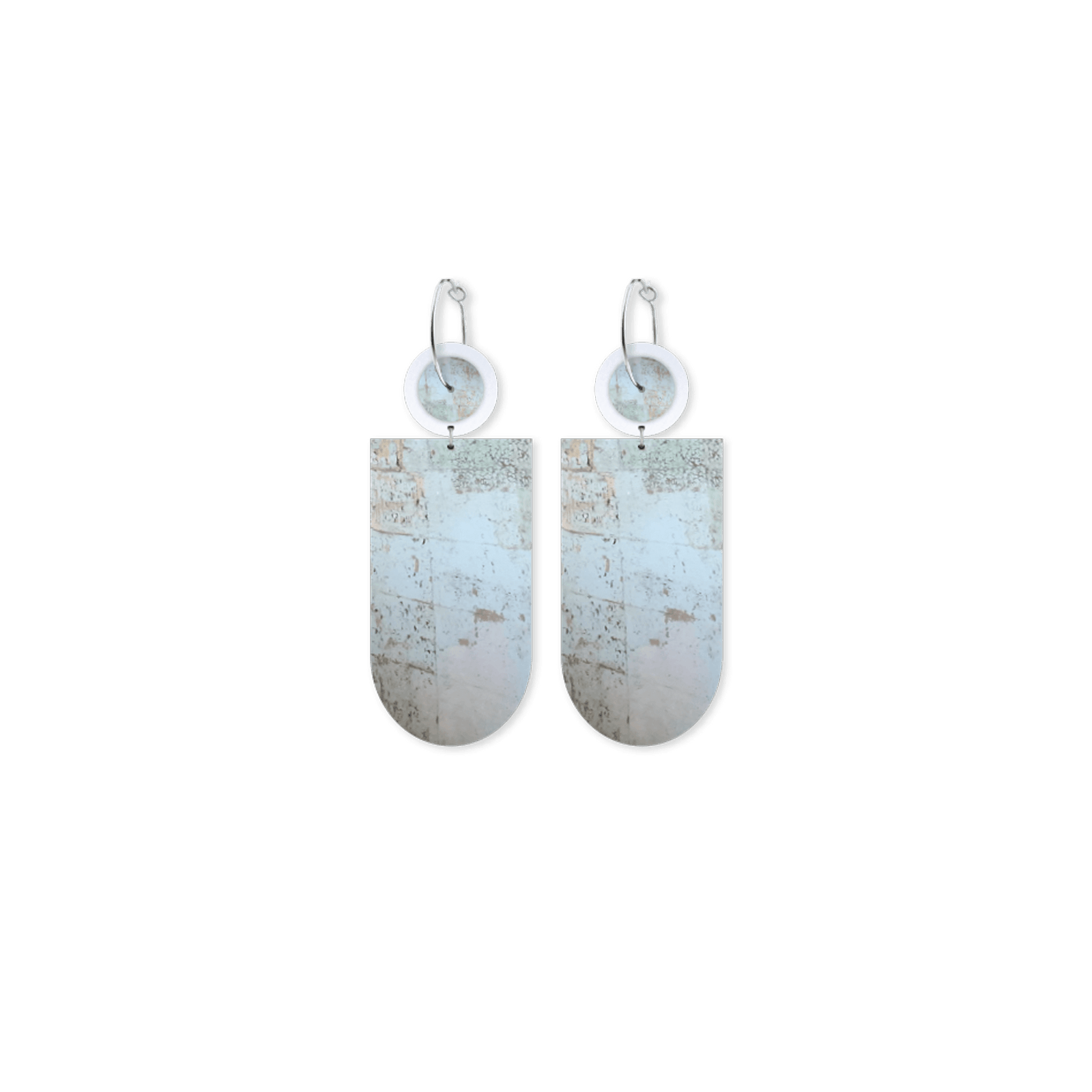 Museums of History NSW Artifacts Circle Tab Hoop Earrings