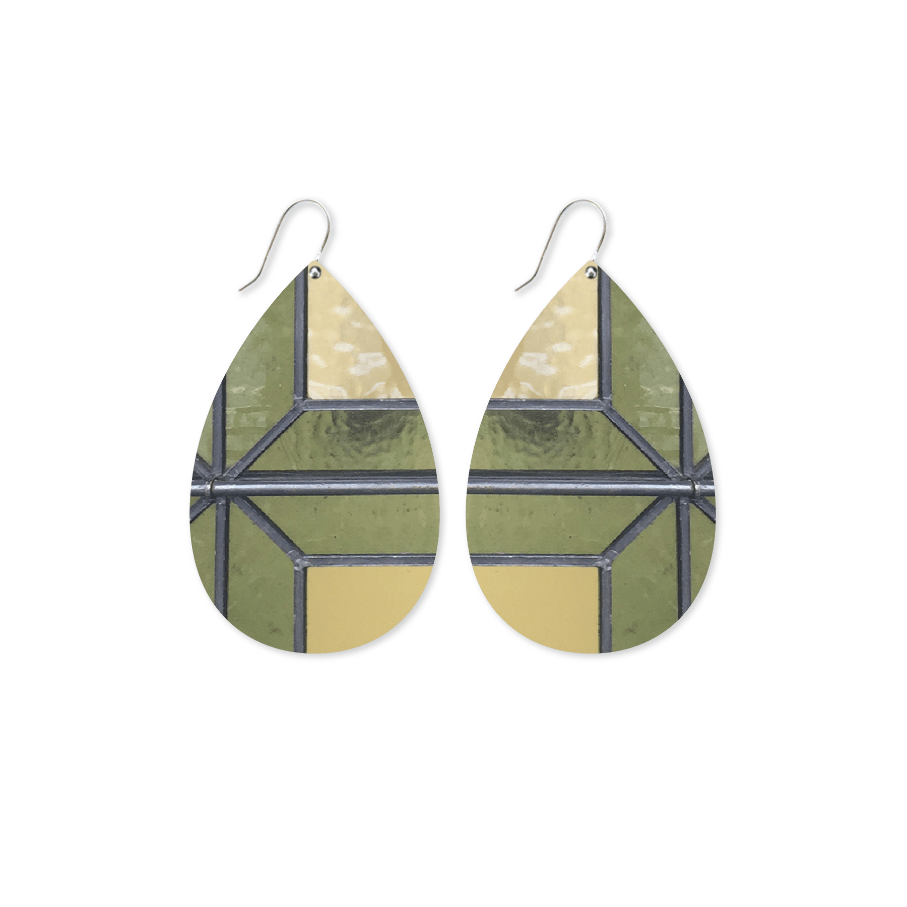 Tiffany stained 2025 glass earrings