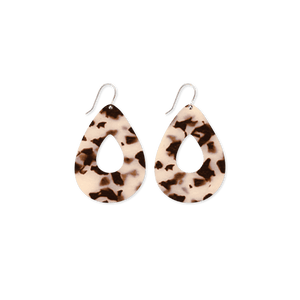 Ivory Tortoise Small Avo Drop Earrings