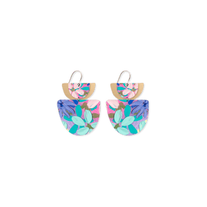 Kelsie Rose Petals Layered Double Bell Drop Earrings