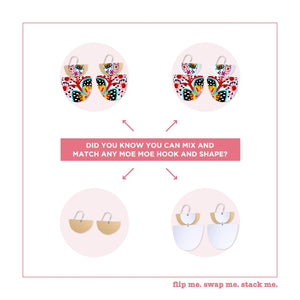 Miss Moresby Fiesta Layered Double Bell Drop Earrings