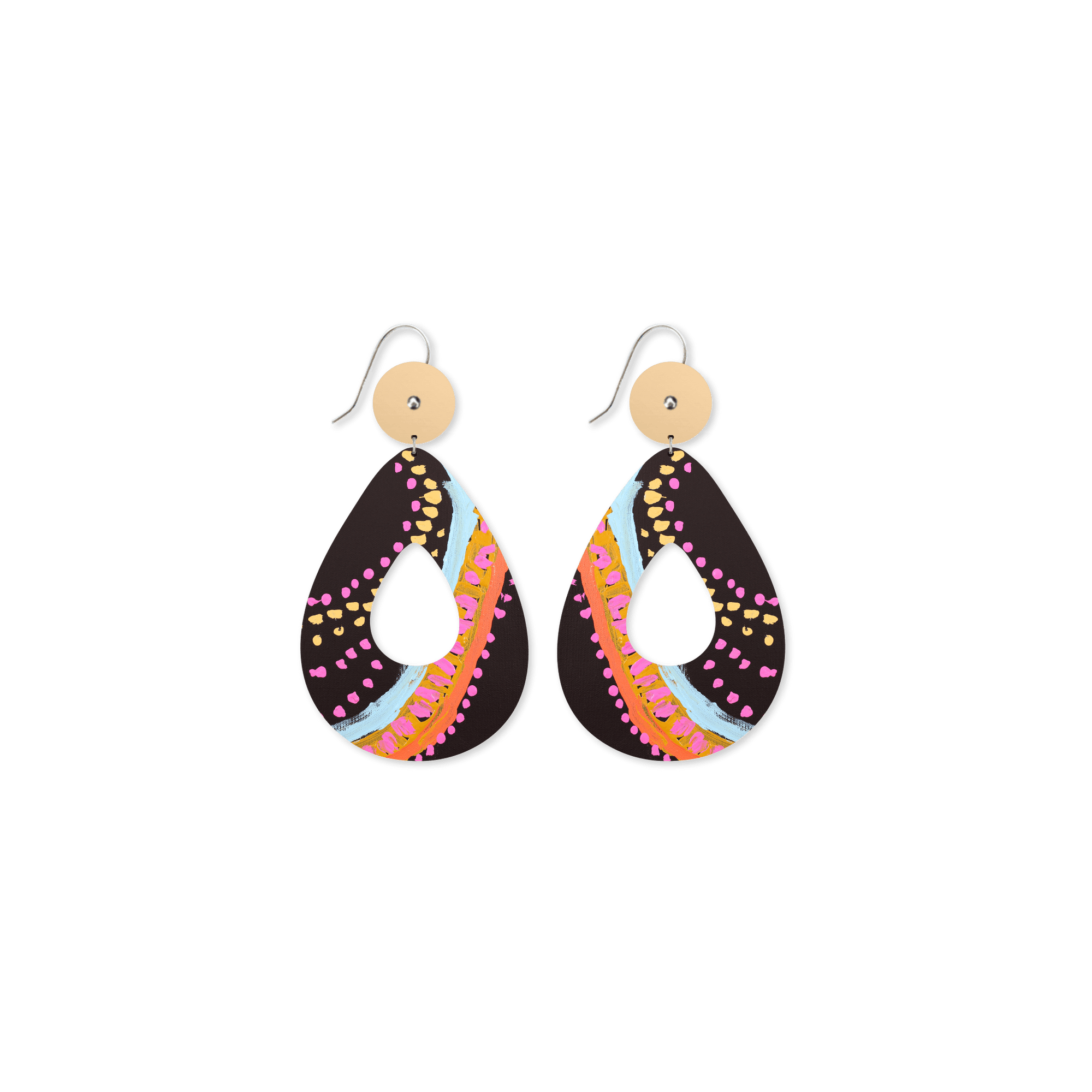 Murdie Morris Dreaming Small Avo Circle Drop Earrings